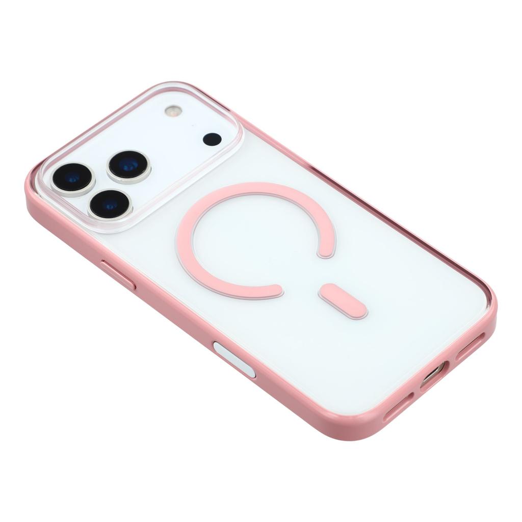 MUTURAL For iPhone 17 Pro Case Compatible with MagSafe Translucent PC+TPU Phone Cover