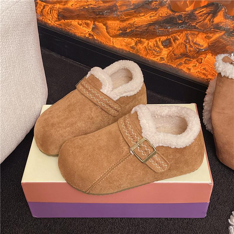 

Women s fashion lightweight a footstool thick soled winter warm snow boots fur one non-slip casual sports cotton boots 38 верблюд