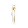 Stainless Steel Long Handle Cherry Blossom Coffee & Dessert Spoon