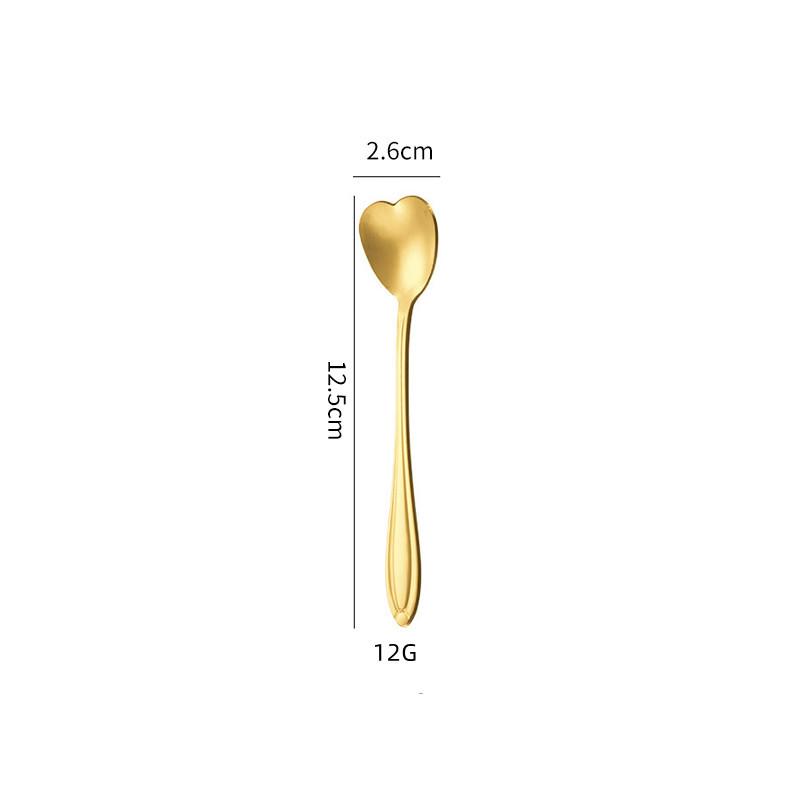 Stainless Steel Long Handle Cherry Blossom Coffee & Dessert Spoon