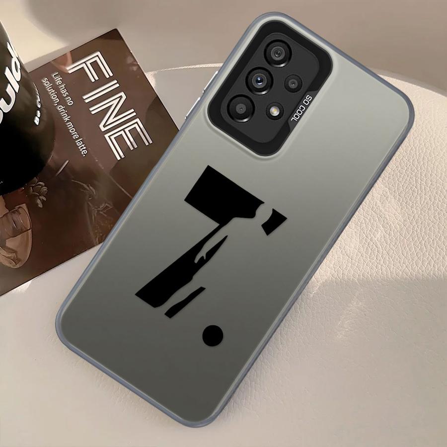 Cartoon Football Number 7 10 Case for Samsung Galaxy A54 A23 A71 A25 A73 A13 A32 A36 A16 A34 A17 A52 A12 A72 A14 A56 Phone Cover