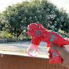 Kinder Dinosaurier Seifenblasenpistole Elektrisch Licht Musik Spielzeugpistole Wasserdicht Vollautomatische Seifenblasenmaschine