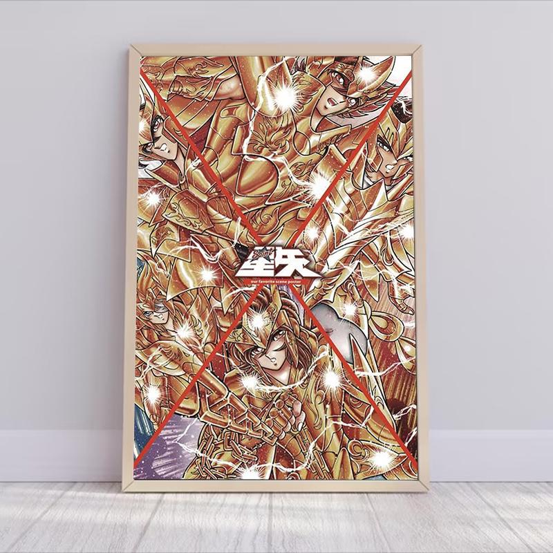 Saint Seiya Anime Poster Home Decoration Posters for Wall Decoration Painting On Canvas Decorative Paintings Room Decor Art the