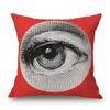 Polyester Girl Face Cushion Cover Beauty Pillow Covers Beige  Pillow Case Home Decor Living Room Decoration PillowcaseH,(2)