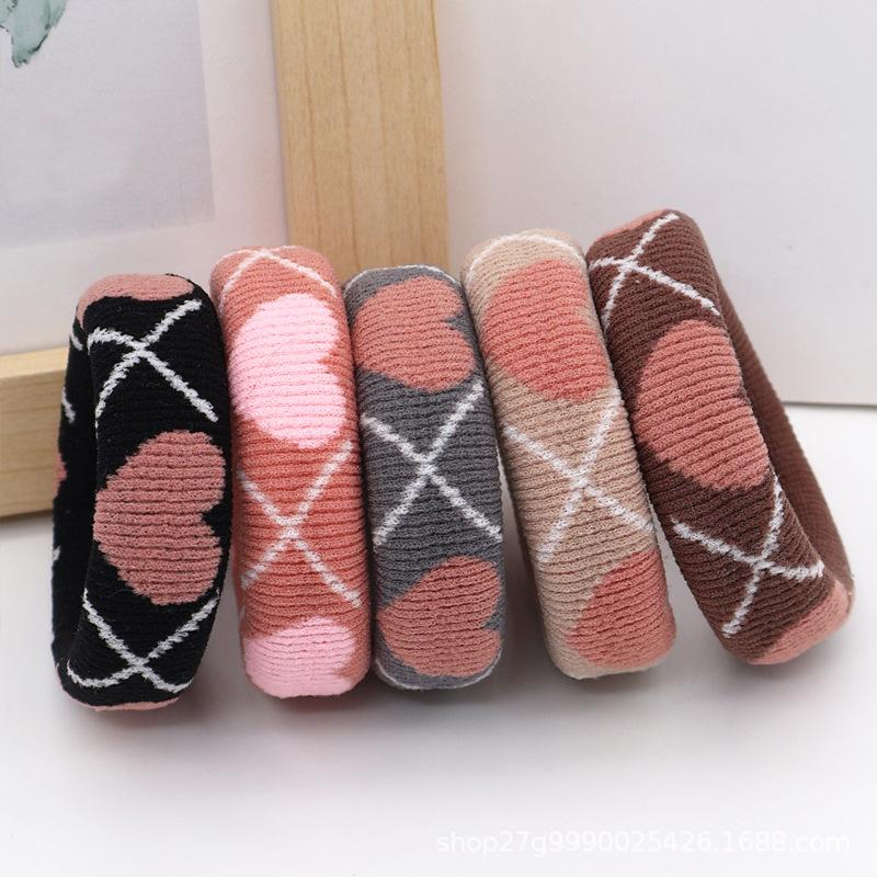 5 Pcs Simple Scrunchies Women Girls Elastic Hair Rubber Bands Accessories Tie Hair Ring Rope Headdress Headwear Ponytail Holder