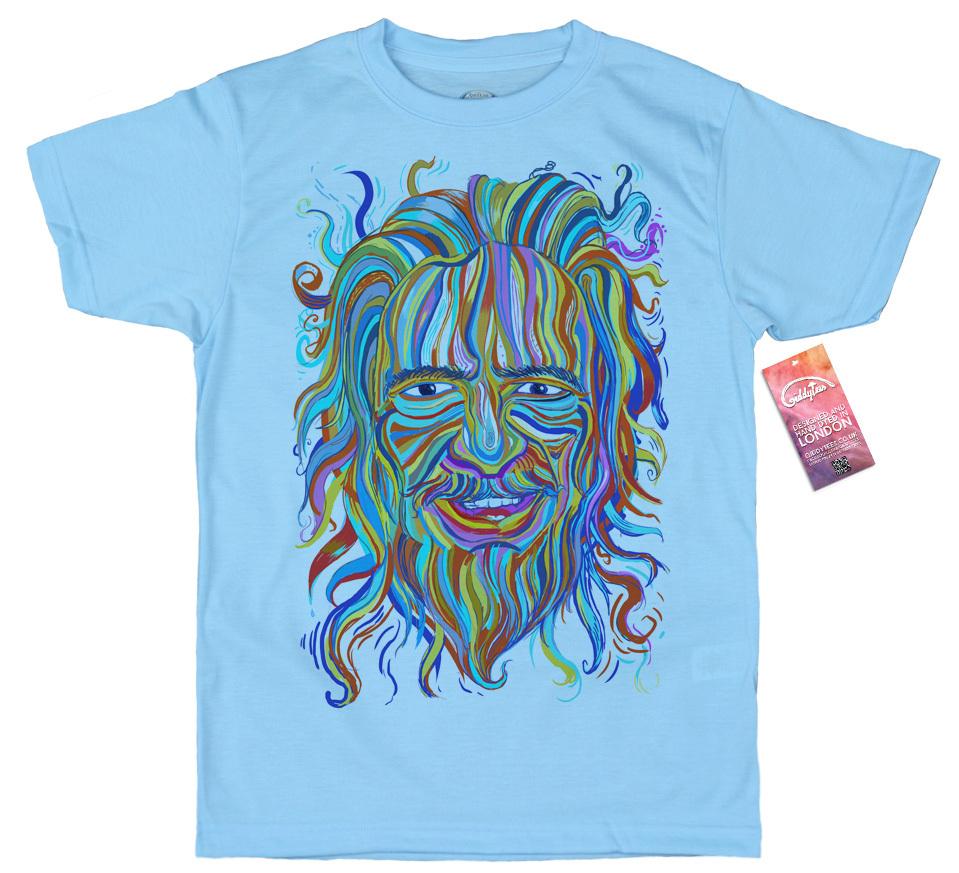Alan Watts T Shirt Artwork