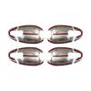 Car Decoration Door Bowl Handle Cover For Toyota  2010-2015 Silver Cars Accessories Exterior Styling Upgrade