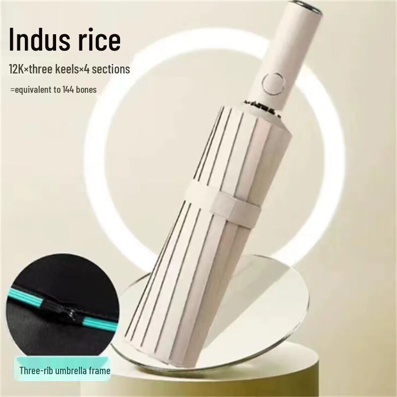 Xi Meng Yuan 144-Rib Automatic Windproof Umbrella