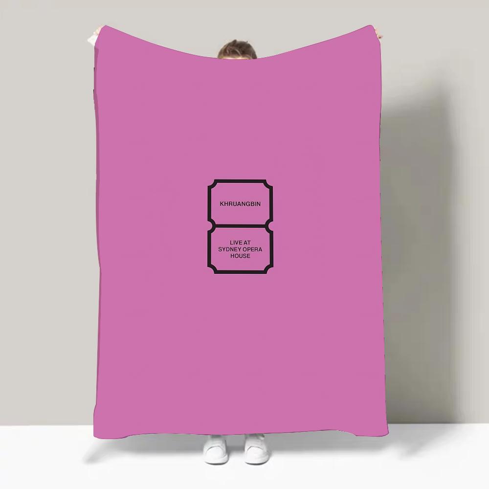 

Band K-Khruangbin A La Sala Hot Album Blanket Design Lightweight For Dorms, Naps, Living Room, Office,Sofa,All-Season 30x40in