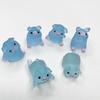 Colorful Luminous Pig Phone Case with DIY 3D Resin Ornament