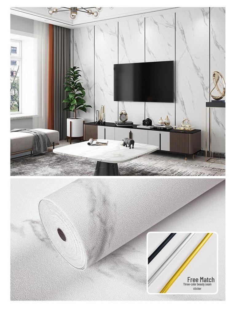 Self-Adhesive Waterproof Wallpaper Stickers for Bedroom & Living Room Walls