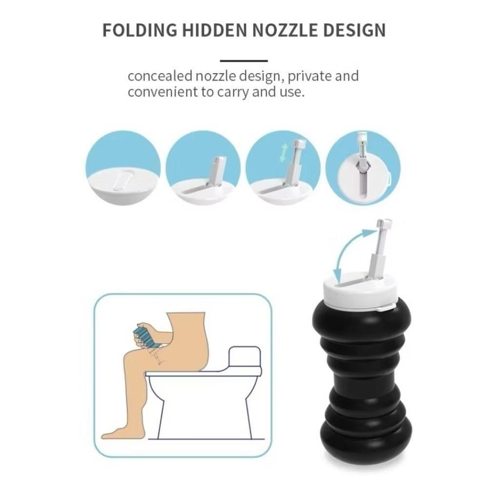 Zusammenklappbarer Tragbarer Bidet-Spray Tragbares Intimspülgerät Reisegebrauch