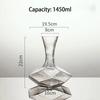 High Value Whisky Glasses Creative Glass Decanter Household Water Cups European Internet Celebrity Bar Spirits Foreign Wine Cup