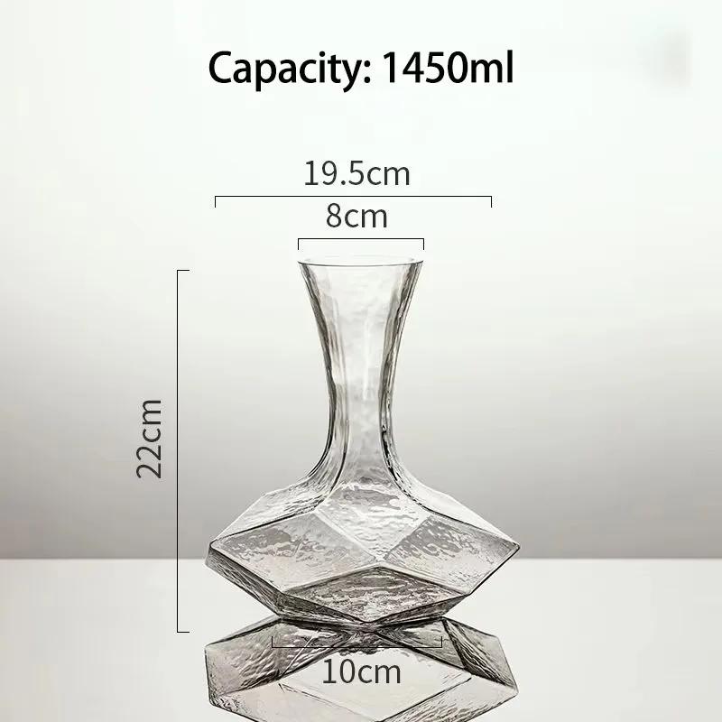 High Value Whisky Glasses Creative Glass Decanter Household Water Cups European Internet Celebrity Bar Spirits Foreign Wine Cup