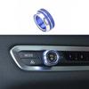Button Cover Blue Aluminum For BMW 3-Series 19-22 G20 Car Console Volume Switch