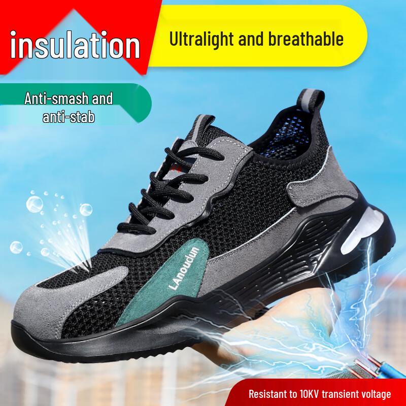 Blue Gull Shield Men s Summer 10KV Insulated Safety Shoes DL1033KB 39