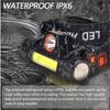 Led Xpe+cob Headlight USB Rechargeable Headlamp Head Torch Outdoor Waterproof Camping Head Light