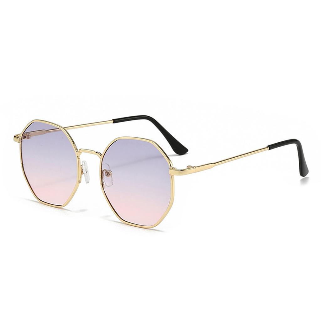 Occhiali da Sole Unisex Avanzati, Occhiali da Sole Retro con Montatura Larga, Specchio Piatto