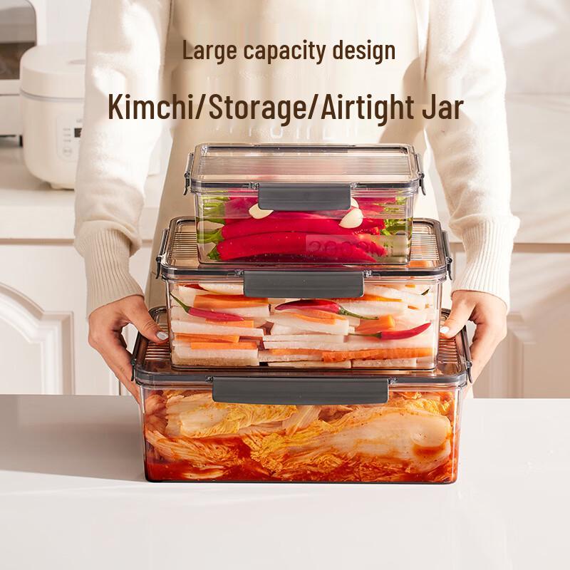 

Zhishi Transparent Sealed Refrigerator Food Storage Container Set