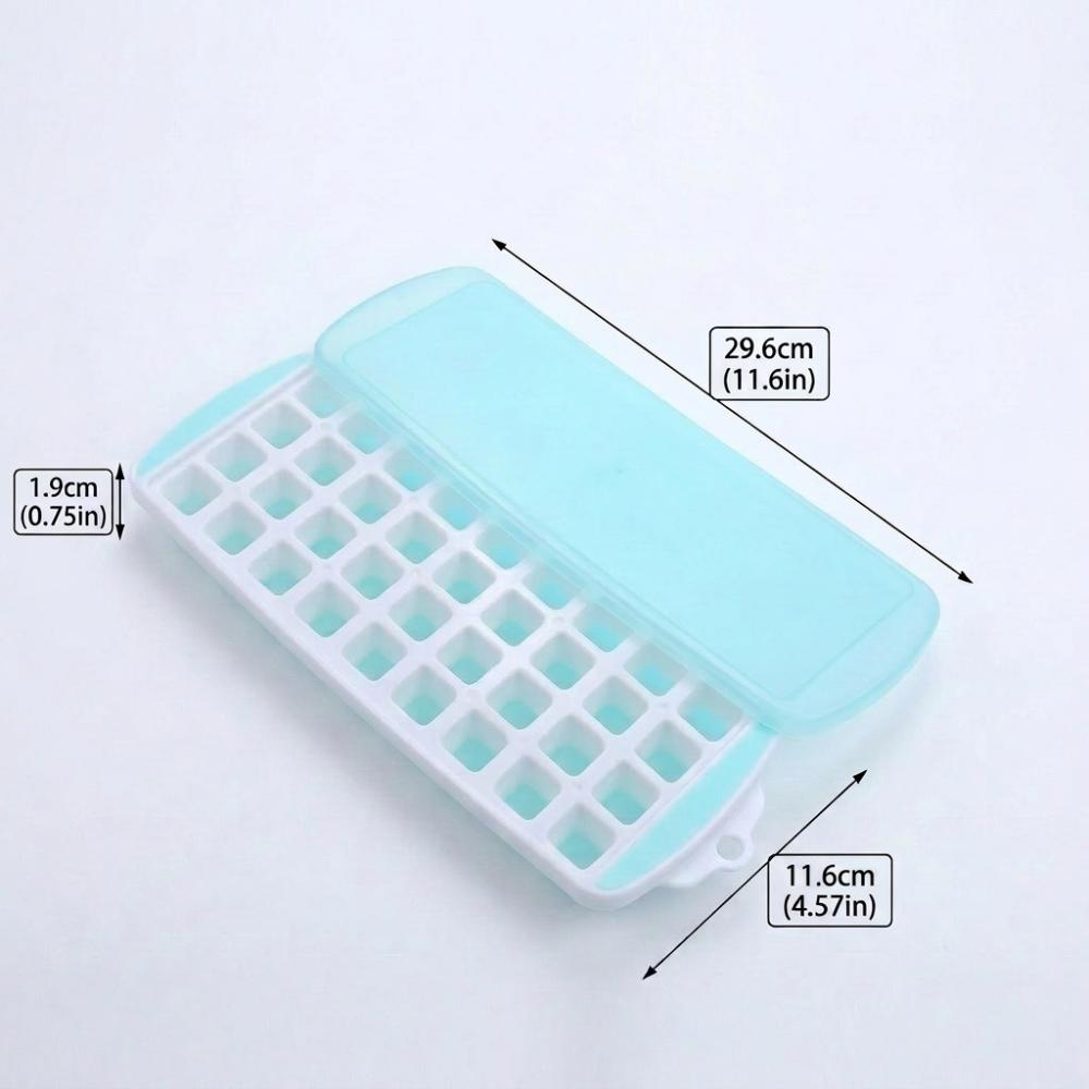 3pcs 36 Grid Ice Cube Trays Easy to Clean DIY Ice Mould Stackable Ice Cube Molds  Home