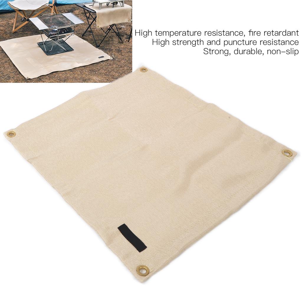 Pit Mat High Temperature Resistance Proof Pad for Outdoor Picnic Barbecue