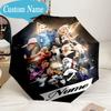 Custom Name Umbrella Lady Music Performance Umbrella 8-Frame for Travel, Camping, Casual Lightweight Portable, Essential for Family Gifts