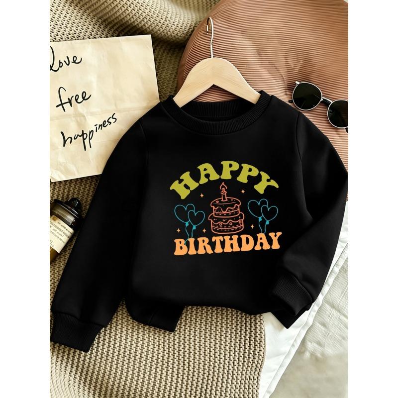European Size Cute Print Pattern 0-3 Years Old Baby Comfortable Spring/Autumn Thin Round Neck Sweatshirt Suitable for Outdoor Wear