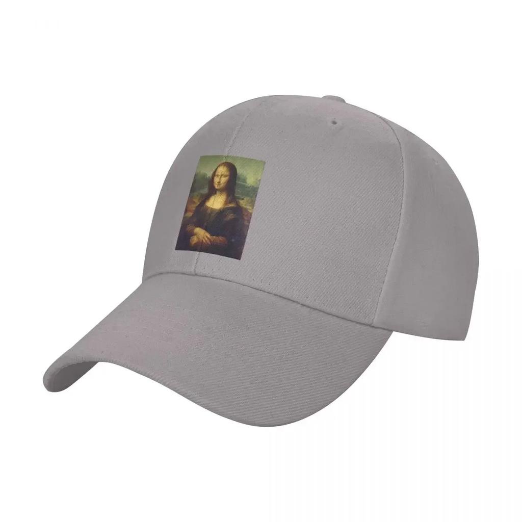 MONA LISA HD  Original Masterpiece Baseball Cap Thermal Visor Rave Beach Bag Snapback  Womens Golf Clothing Unisexs