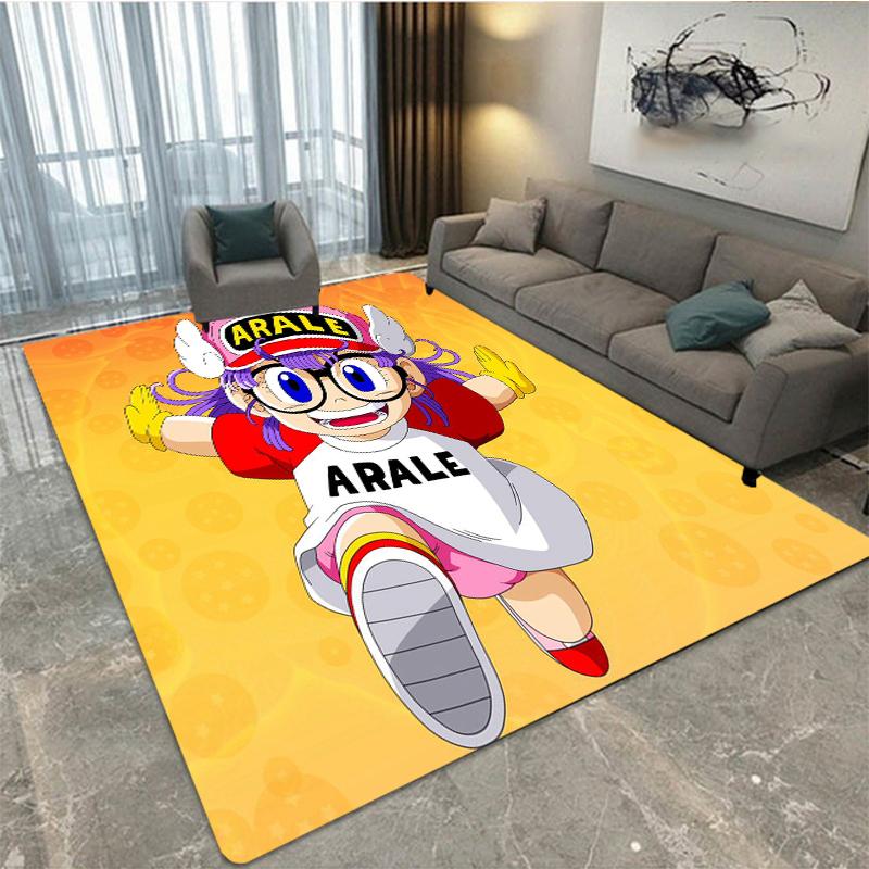 Alfombra de dibujos animados DR Slump Arale Chan, área de ocio para niños, sala de estar, dormitorio, alfombrilla para el asiento, reposacabezas, alfombrilla antideslizante