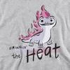Frozen Childrens/Kids Is Bringin' The Heat Bruni The Fire Spirit Heather Pullover Hoodie