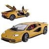 My Car 1:24 Scale Die-cast Metal Lamborghini Countach LPI 800-4 Model Car Replica Figure, Yellow