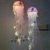 Hanging Jellyfish Light Glowing Night Hanging Light Crafts Household for Indoor Outdoor Garden Yard Decoration