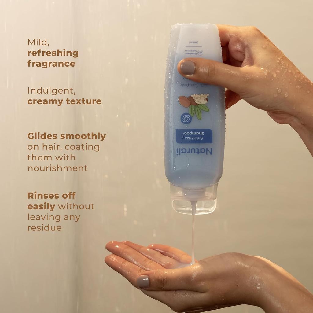 Naturali Moisture Filling Shampoo 200 ml Packung 1 Mit Hyaluronsäure Arganöl Quinoa Verleiht Glanz & Sprungkraft