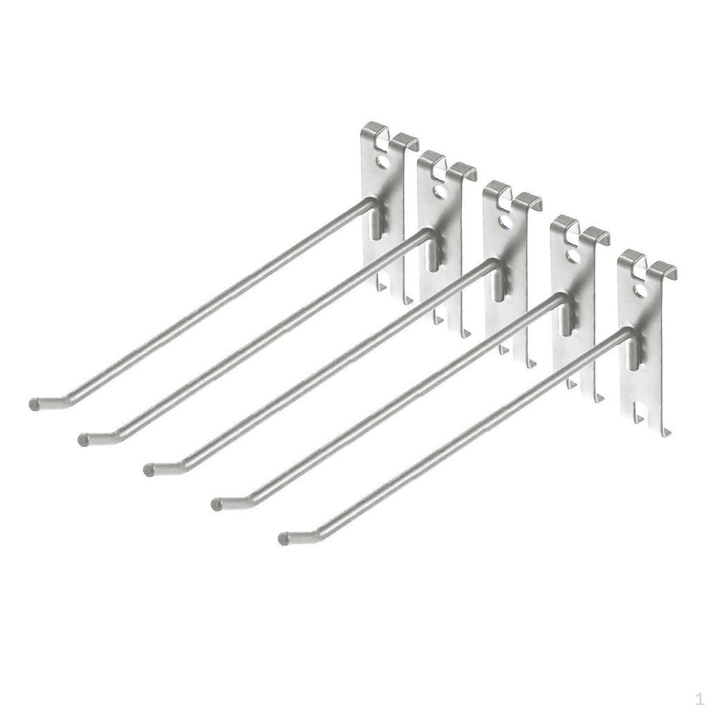 5 Multi-Purpose Wall Hooks, Grid Display Accessories for Kitchen, Backyard, Workshop