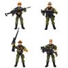 8 Pcs/set SWAT Military Army Action Figure Toys for Boys Combat Game Movable Joints Military Soldiers Model Toy for Kids Gifts