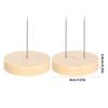 MultiPack Wooden Base Crochet Doll Holder Crochet Doll Stand 12Piece Set For Displaying Knitted Toy Felting Animals
