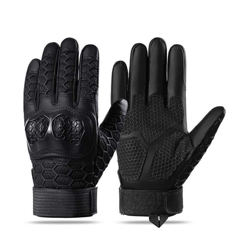 Tactical Gloves Motorcycle Off Road Bike Riding Hard Shell Anti Fall Anti Slip Cycling Outdoor Riding Half Finger Gloves