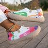 Women's Slip On Sneakers Breathable Mesh Work Casual Lightweight Tennis Workout Shoes for Women Non Slip Walking Shoes Comfortable Running Sneakers