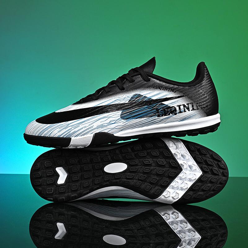 New Men Football Boots Outdoor Breathable Training Adult Cleats Soccer Shoes Sport Match Boys Non Slip Long Spikes Comfortable