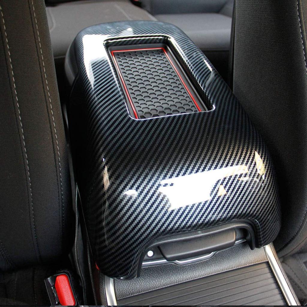 Carbon Fiber Armrest Cover for 16-21 Dodge Challenger/Charger