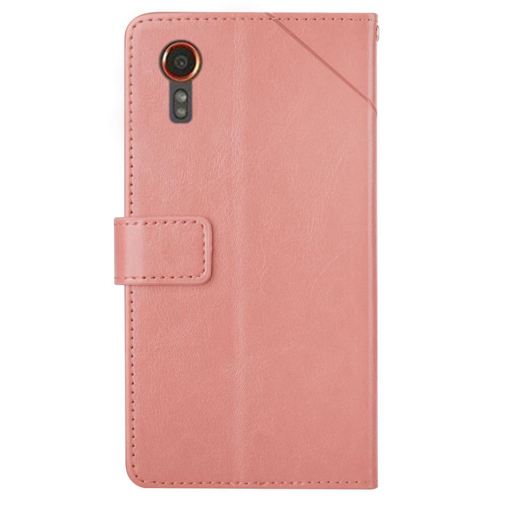 HT01 For Samsung Galaxy Xcover7 Wallet Leather Case Protective Phone Cover