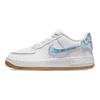 Nike Air Force 1 GS Biela Koralová Oblaky Detské Tenisky Guma-Béžová Skateboard-Modrá DM1020-100