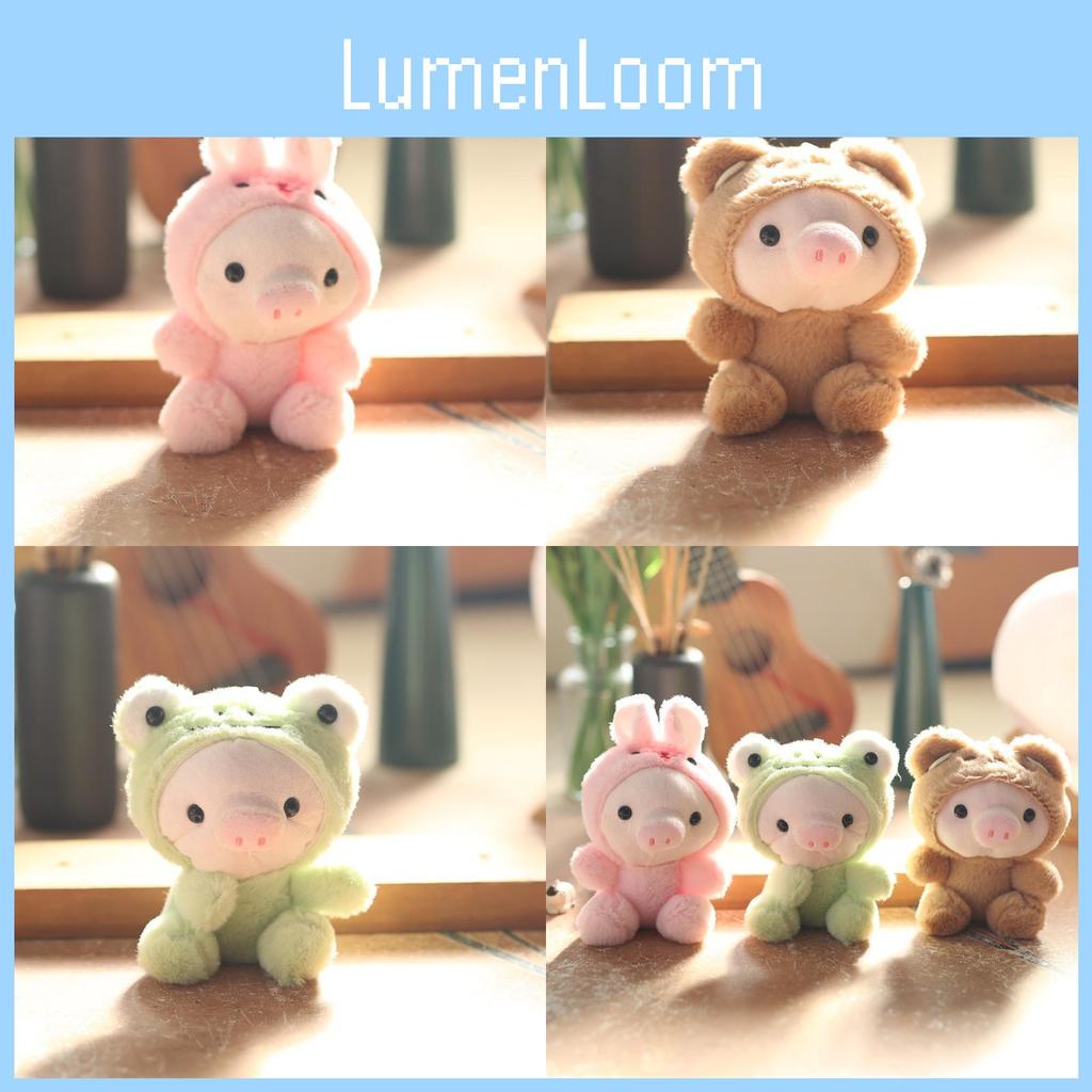 Adorable Pig Plush Keychain Stuffed Animal With Pp Cotton For Backpack Decor