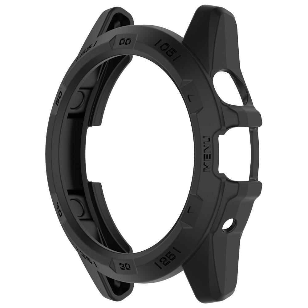 

Защитная пленка из ТПУ от царапин, чехол с кромкой для умных часов Ticwatch Atlas, аксессуары чёрный