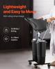 Portable Shampoo Bowl with Drain Hose 2 Buckets Adjustable Height Salon Sink