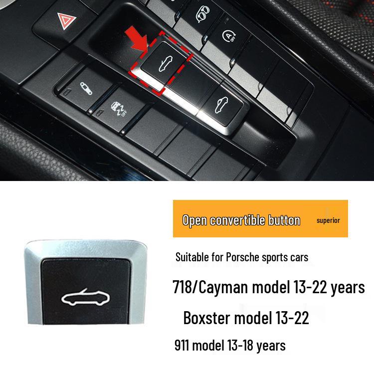 Porsche 981/718/911 Convertible Top Switch Button