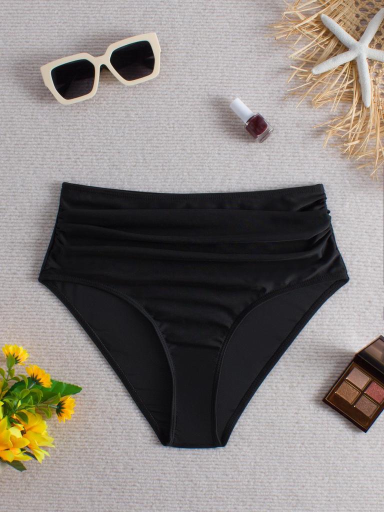 2026 European & American Black Triangle Underwear High & Low Waist New Style Hot Spring Seaside Swim Trunks Swimsuit