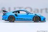 AUTOart 118 Porsche 911 (991.2) GT3 RS (Light Blue) Finished Model 78182