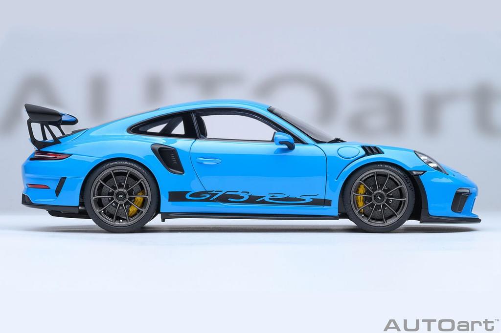 AUTOart 118 Porsche 911 (991.2) GT3 RS (Light Blue) Finished Model 78182
