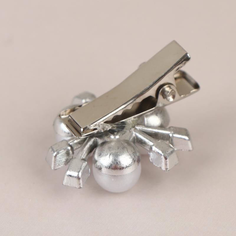 10Pcs Small Sparkling Rhinestone Flower-Shaped Hairpin Decoration For Women Girls Headdress Hair Accessories